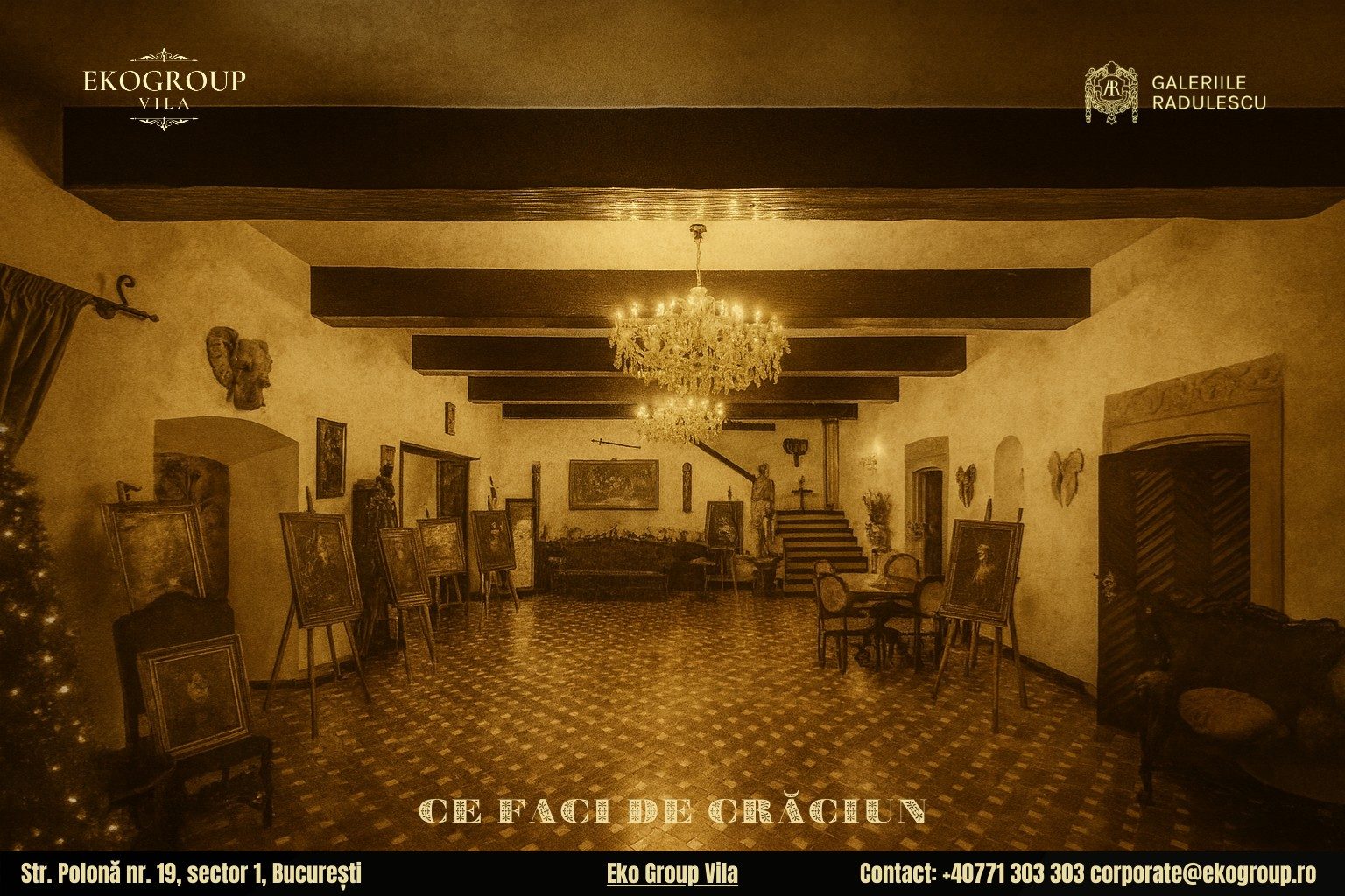 Zile libere decembrie: Crăciunul anilor ’30 la Eko Group Vila, experiența culturală de neratat 2 Zile libere decembrie: Crăciunul anilor ’30 la Eko Group Vila, experiența culturală de neratat